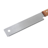12 inch Japanese Saw Sharp Double-edge sawtooth Steel Flexible Blade Small Hand Saw for Flush Cut Trimming Woodworking Tools