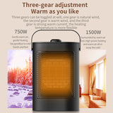 Small Space Heater For Indoor Use,Electric Ceramic Space Heater,Portable Heaters Fan For Office Bedroom 1500W EU Plug