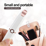 2 In 1 Eyebrow Trimmer Facial Hair Remover Electric Razor Pubic Hair Bikini Shaver Painless Epilator for Face Peach Fuzz Lips