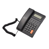 16-digit Backlight LCD  Corded Phone Desk Landline Telephone Wall Mount Fixed Support Hands-Free Redial Flash Volume Control