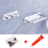 Wall Mounted Stand Hair Dryer Holder Universal for Dyson Bracket Hange Organizer Storage Shelf Aluminum Bathroom Accessories