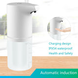 350ml Automatic Soap Dispenser USB Charging Infrared Induction Foam Soap Dispenser Hand Sanitizer Touchless Bathroom Accessories