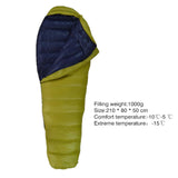 Warm Winter Mummy Down Sleeping Bag Ultra Light Outdoor Camping Travel Climbing Equipment Natural Hiking Cross Country Accessory