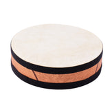8/10 Inch Ocean Drum Wooden Handheld Sea Wave Drum Percussion Instrument Gentle Sea Sound Musical Toy Gift for Kids
