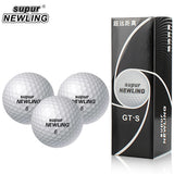 1 Box Supur Newling Golf Balls Supur Long Distance 3 Layers Golf Game Ball 12 pcs Golf Distance Balls