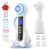 Newest Electric Face Cleansing Brush Blackhead Remover Vacuum Pore Cleaner Deep Cleaning Face Skin Care Face Wash Brush Massager