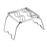 CAMPINGMOON Outdoor Camping Barbecue Grill Folding Garden Rack Grill Portable Furnace Bracket Family Party Garden Cooking Tool