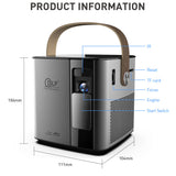 1280*720P DLP Smart Projector IMK98  Android 5.1 AmlogicT968 2GB 16GB  2.4G/5G WIFI Bluetooth 4.1 LED Projector For Home Theater