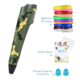 Original DIY 3D PenSafe and environmentally friendly 3D Pen With 1.75mm PLA Filament Creative Toy Birthday Gift Souptoys