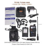 Baofeng DM-5R Walkie Taklie Digital &amp; Analog Dual Mode Portable Radio VHF/UHF Dual Band DMR 5W 128CH FM Transceiver