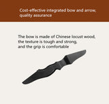 5PCS New Hunting Bow Straight Pull Split Bow And Arrow Novice Shooting Sports Suit Traditional Archery Equipment