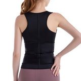 Good Healthy 2-in-1 Bust Lifter & Waist Shaper Adjustable Hook-and-loop Zipper Closure Women Shapewear