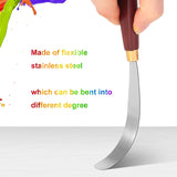 10 Pcs Painting Knife Set Painting Mixing Scraper Palette Knife Painting Art Spatula With Wood Handle Art Painting Knife