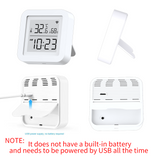 Tuya WiFi Temperature and Humidity Sensor Thermometer for Home Automation for Smart Home Work For Alexa Google Home