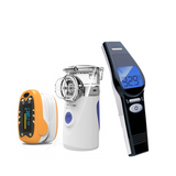 Medical Infant Finger Pulse Oximeter Mini Handheld Silent Inhale Nebulizer ousehold Infrared Thermometer Blood Oxygen Saturation