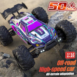New RC Car 2.4G 50KM High Speed 4CH Rock Car Driving Big Car LED Headlight Remote Control Car Off-road Vehicle Toy VS Wltoys Car