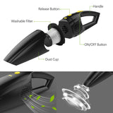 Rechargeable Cordless Handheld Vacuum, Powerful Car Hand Vacuum Cleaner, 2200Mah Lithium Battery Portable Vacuum For Cars, Home
