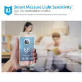 Plus PIR Motion Sensor Detector +Temperature Feature Easy Install Battery Operated Home Automation Sensor