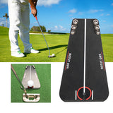Golf Putting Tutor Golf Putting Aid Portable Plastic Durable Compact Accessories for Beginners Professionals Practice