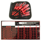 7 Pcs Insulated Electrician Screwdriver Set Slotted and Phillips Insulated Screwdriver Set Test Pen Electroprobe