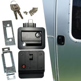 RV  Lock with Paddle  Coated Replacement  for  Hauler W/ 2 Pcs Keys, 8 Pcs Screws