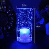 LED Rechargeable Bar Table Lamp Restaurant Cafe Home Colorful Atmosphere Lamp Crystal Lamp Holiday Gift Free Shipping