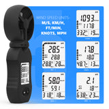 BTMETER-877 Digital Wind Speed Meter, Handheld Anemometer with LED Back-Light for Wind Speed / Wind Temperature/ Wind Humidity