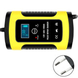 Car Battery Charger Digital LCD Display Full Automatic 12v Car Battery Charger Power Puls Repair Chargers Wet Dry Lead Acid
