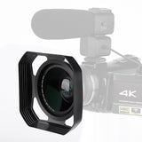 DV Camera Lens Hood With Gasket Camera Lens Hoods Camera Accessories Lens Hood