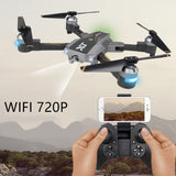 XT-8 Folding Wifi 720P Aerial Photography Drone Optical Flow Positioning Four-axis Remote Control Drone Unmanned Aerial Camera