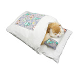 Removable Cats Bed cat litter Sleeping Bag Home Supplies Products for Cats Large Pet Dog Bed Cat's House Cave Comfortable