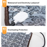 Winter 3 Modes Adjustable Heating Pad For Dog Cat Power-off Protection Pet Electric Warm Mat Bed Waterproof Bite-resistant Wire