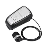 Wireless Earphones Bluetooth Headsets In-ear Stereo Headphones Retractable Clip Earbuds Hands-free Earphone with Microphone