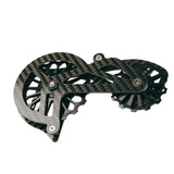 Dropship-Road Bike Rear Derailleur for Shimano 8000 8050 8070 9170 9150 9100 Carbon Fiber 17T Pulley Bicycle Derailleur