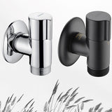 Dishwasher and Washing Machine Faucet for Wall Mounted Cold Water Short Bibcock with 3/4' Thread 4 Points in 6 Points Out