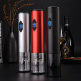 Electric Wine Opener for Automatic Electric Wine Bottle Corkscrew Opener with Foil Cutter for Wine Lover 2-in-1 Gift Set
