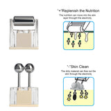 2 in 1 Iontophoresis Microcurrent Facial Skin Firming Lifting Machine  Acne Pore Removal Face Cleaning Ion export Device Charge