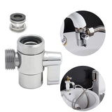 1Pc Bathroom Faucet Double Handle Dual Control Nozzle Single Cold Spray Gun Faucet Stainless Steel Toilet Faucet