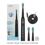 SEAGO Electric Toothbrush Rechargeable Sonic Travel Toothbrush Head replacement  Whitening Best Healthy Gift
