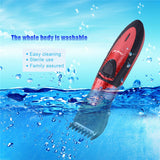 Kairui Hair Trimmer Waterproof Clipper Cutting Length Adjustable Cutter Rechargeable Men Shaver Razor Quiet Cutter Child Baby