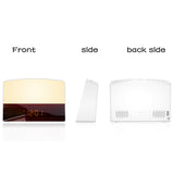 New deals  Dual alarm clocks, analog sunrise/sunset wake-up lights, LED colorful lights, luminous digital clock with FM radio