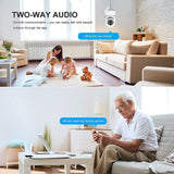 Bulb Camera 1080P Security Camera System WiFi Motion Detection Wireless Home Surveillance Cameras Night Vision Two Way Audio