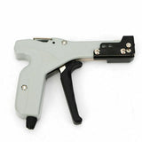 Metal Wrap Cable Zip Tie Strap Cutting Hand Tool Fasten Gun Cutter Tension Fastener Pliers Tool 25.5x18x4.5cm Gray