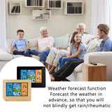 Wall Desk Alarm Clock Weather Station Digital Thermometer Hygrometer Wireless Sensor Forecast Temperature Watch 2 Colors