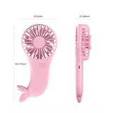 Usb Mini Fold Fan Electric Portable Hold Small Air Cooler Originality Charging Household Electrical Appliances Desktop Ventilado