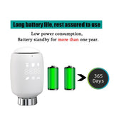 Tuya Zigbee3.0 Thermostatic Radiator Valve Temperature Controller Intelligent Radiator For Alexa Google Assistant