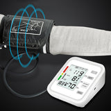 Automatic Blood Pressure Monitor Digital Infrared Thermometer Arm Tensiometer Sphygmomanometer Home Health Care Equipment White