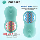 Facial Cleansing Brush Electric Soft Silicone Cleansing Brush Heating And Vibrating Face Cleanser 3 Modes Deep Cleansing Machine