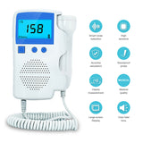 LCD Ultrasonic  3.0MHz Prenatal Fetal Doppler Baby Heart Rate Detector Heartbeat Monitor For Pregnant Women US Stock