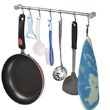 Wall-mounted Coat Hook Kitchen Bathroom Removable Practical Stainless Steel Hook Row Hook Clothes Towel Rack Wall Hook Pendant